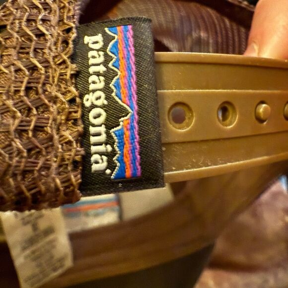 Patagonia P-6 Logo Trucker Hat Tea Green UNISEX SnapBack - Picture 6 of 6